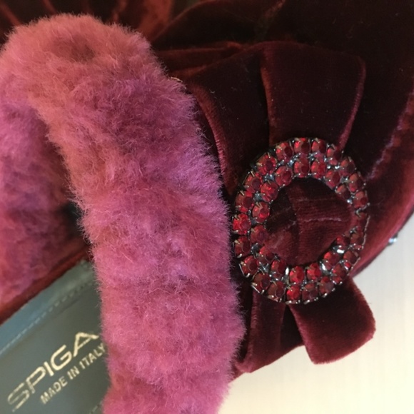 Via Spiga velvet clogs - Picture 2 of 5